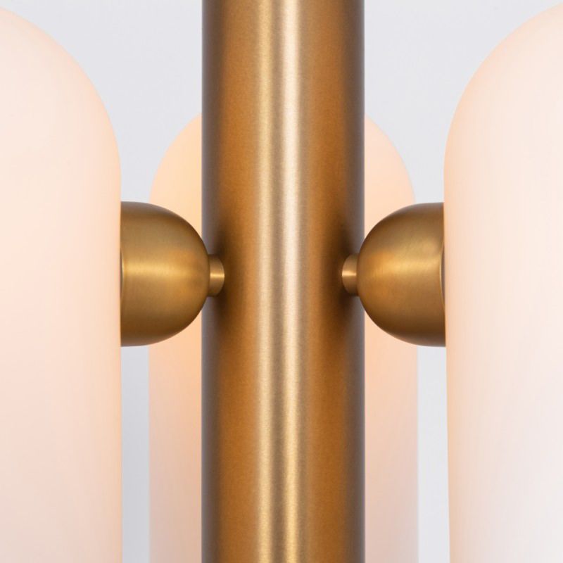 Schwung Odyssey 3 Burnished Brass Chandelier